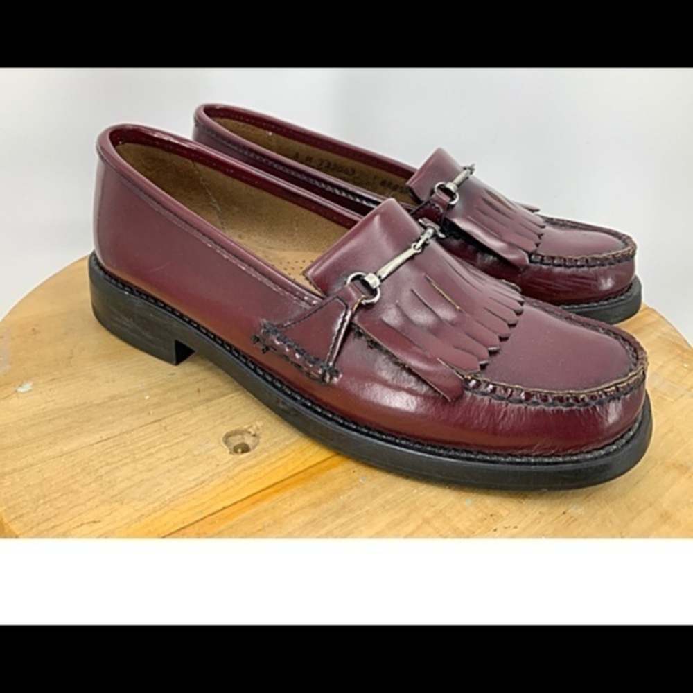 GH Bass Weejuns classic Kilty Fringe loafer